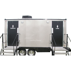 Mobile restroom trailer, view 3